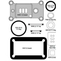 KIT DE VALVULA DE AIRE (B637141)